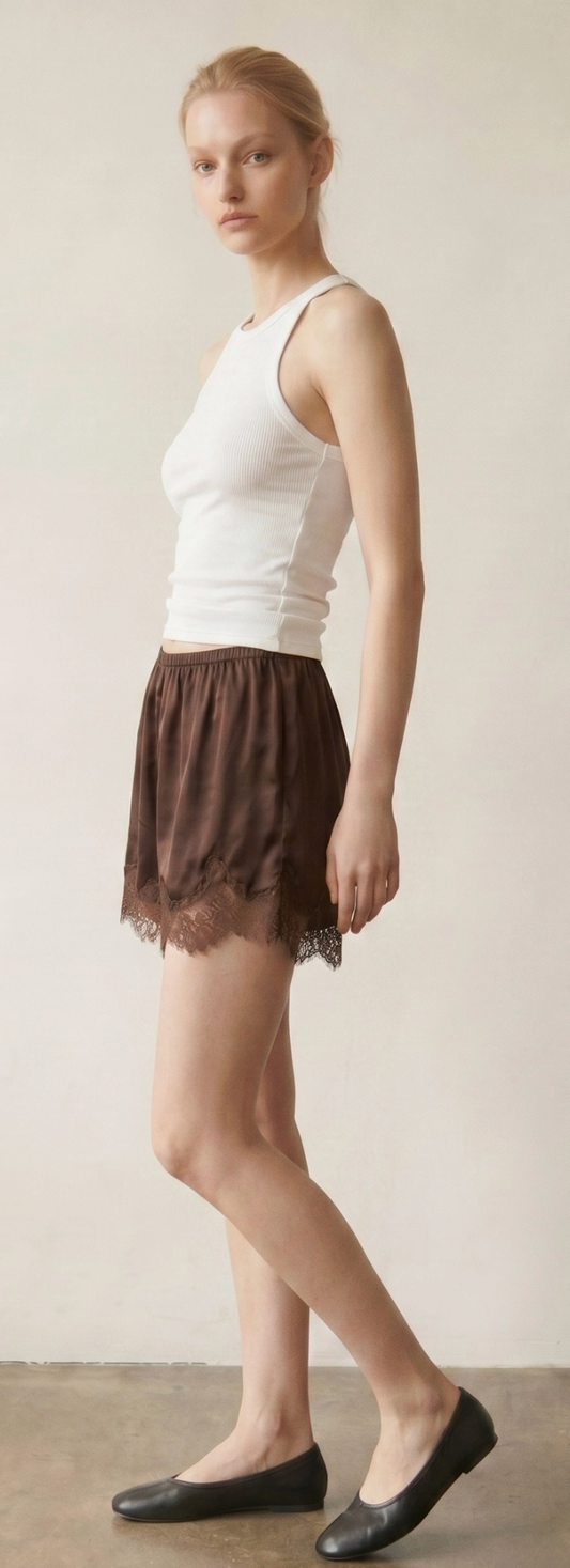 the AVA satin short