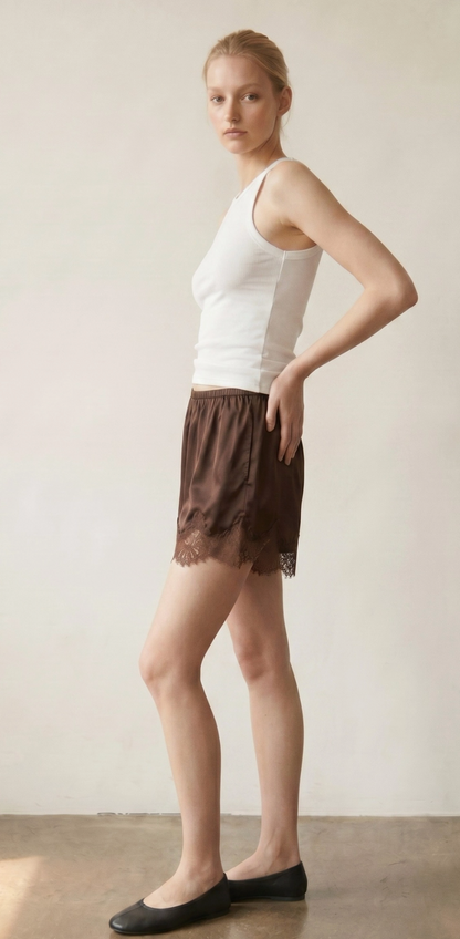 the AVA satin short