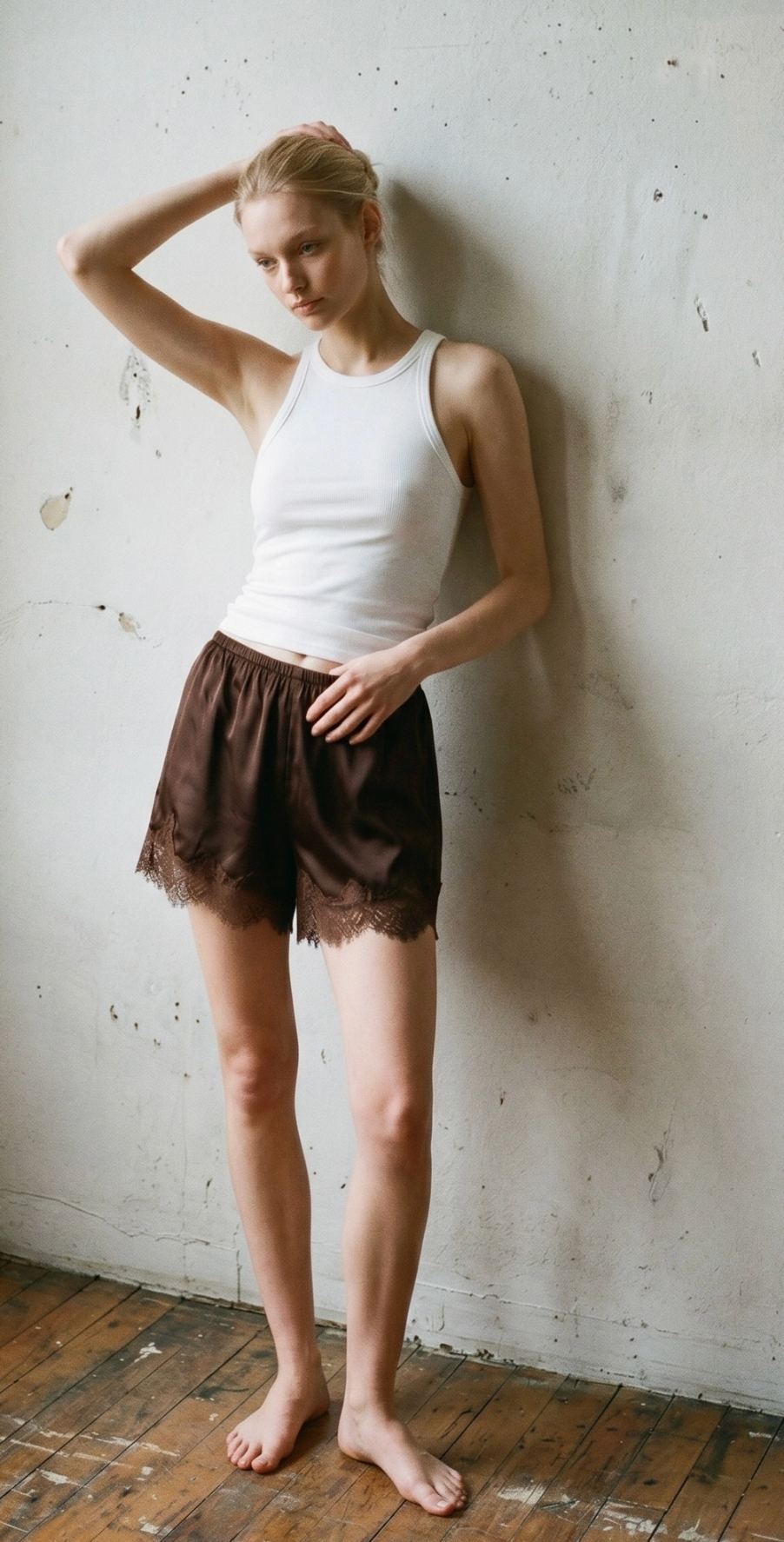 the AVA satin short
