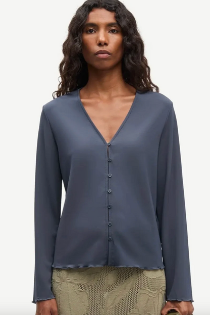 the SAUMI blouse, blue