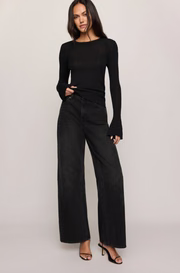 the FREE FALL sweater, black