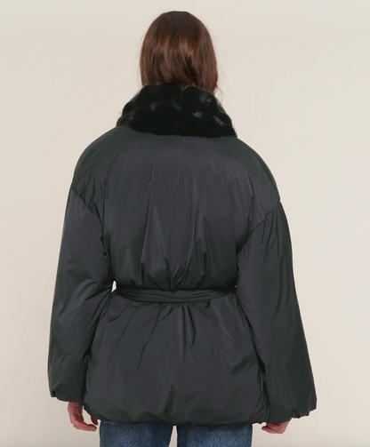 the ASTORIA puffer, black