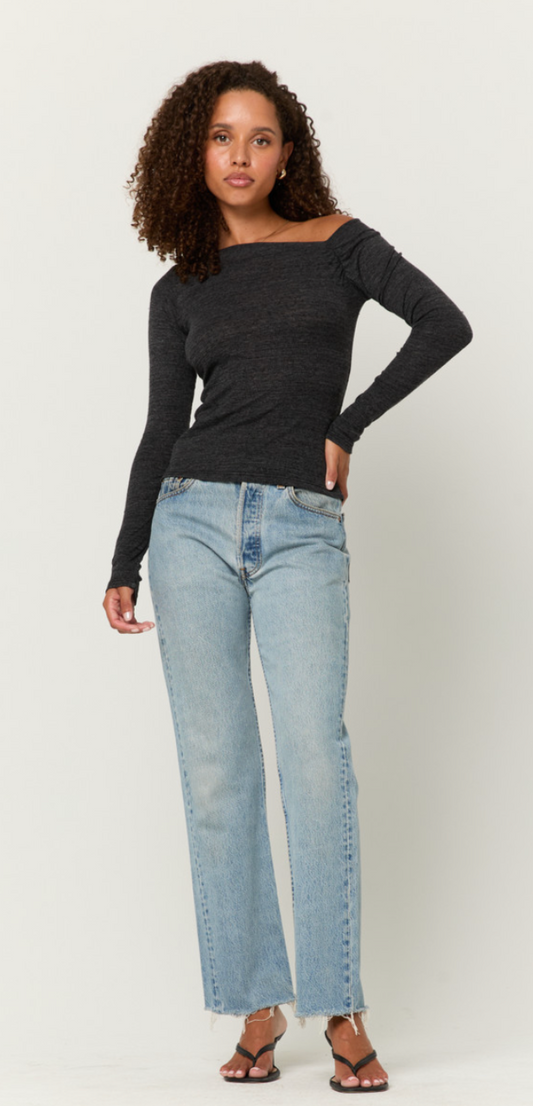 the ENYA top, black