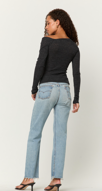 the ENYA top, black