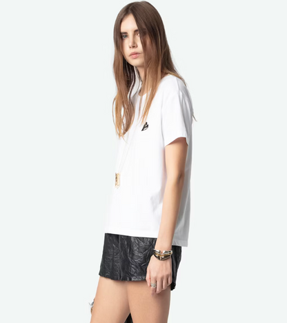 the MARTA heart tee, white