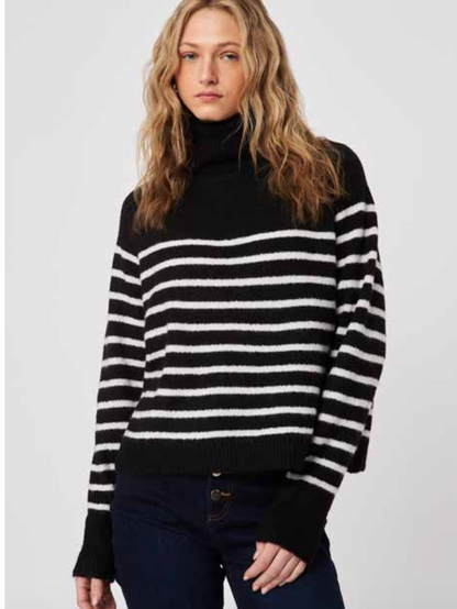 the MIME stripe knit