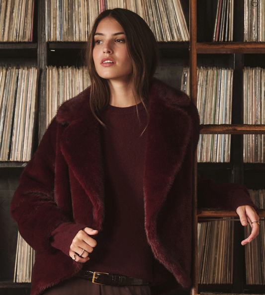 the CAROLYN faux fur jacket