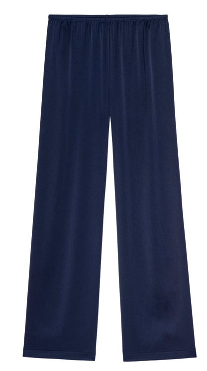 the CREPE simple pant, navy