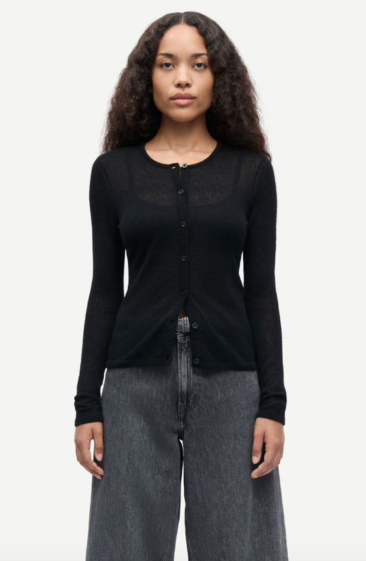 the SAROSE cardigan, black