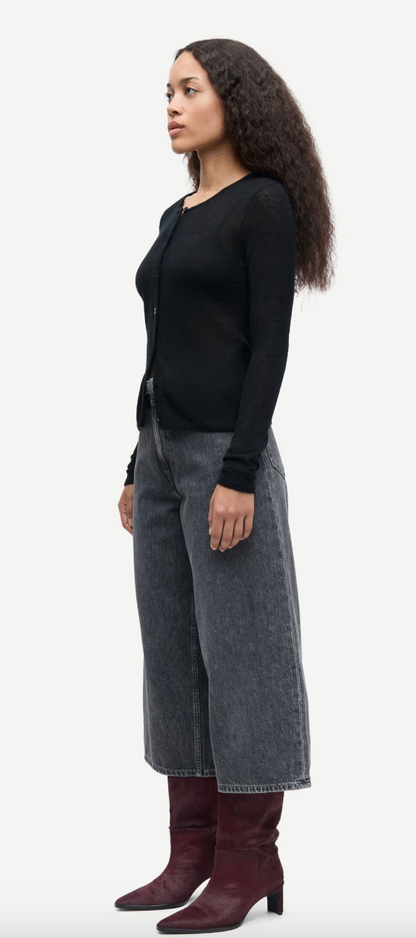 the SAROSE cardigan, black