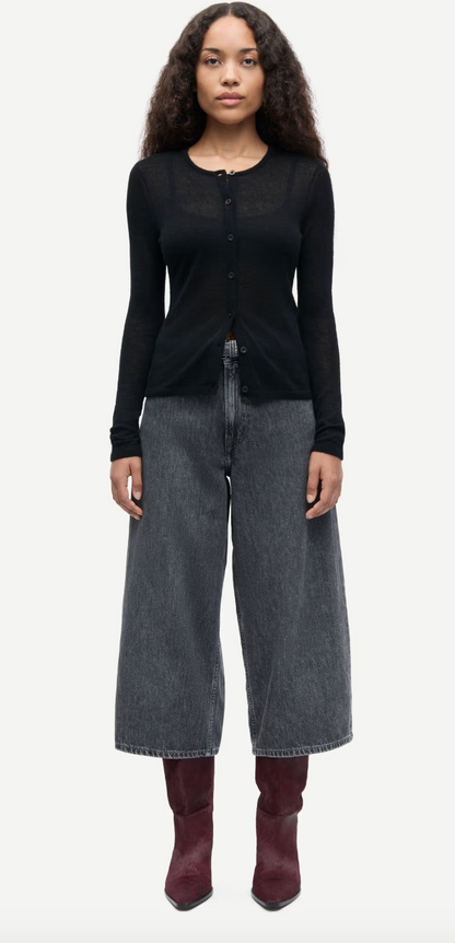 the SAROSE cardigan, black