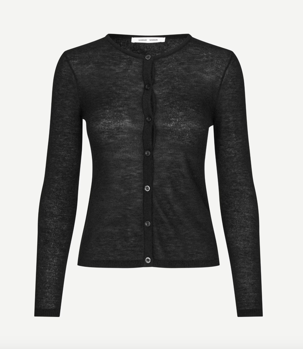 the SAROSE cardigan, black