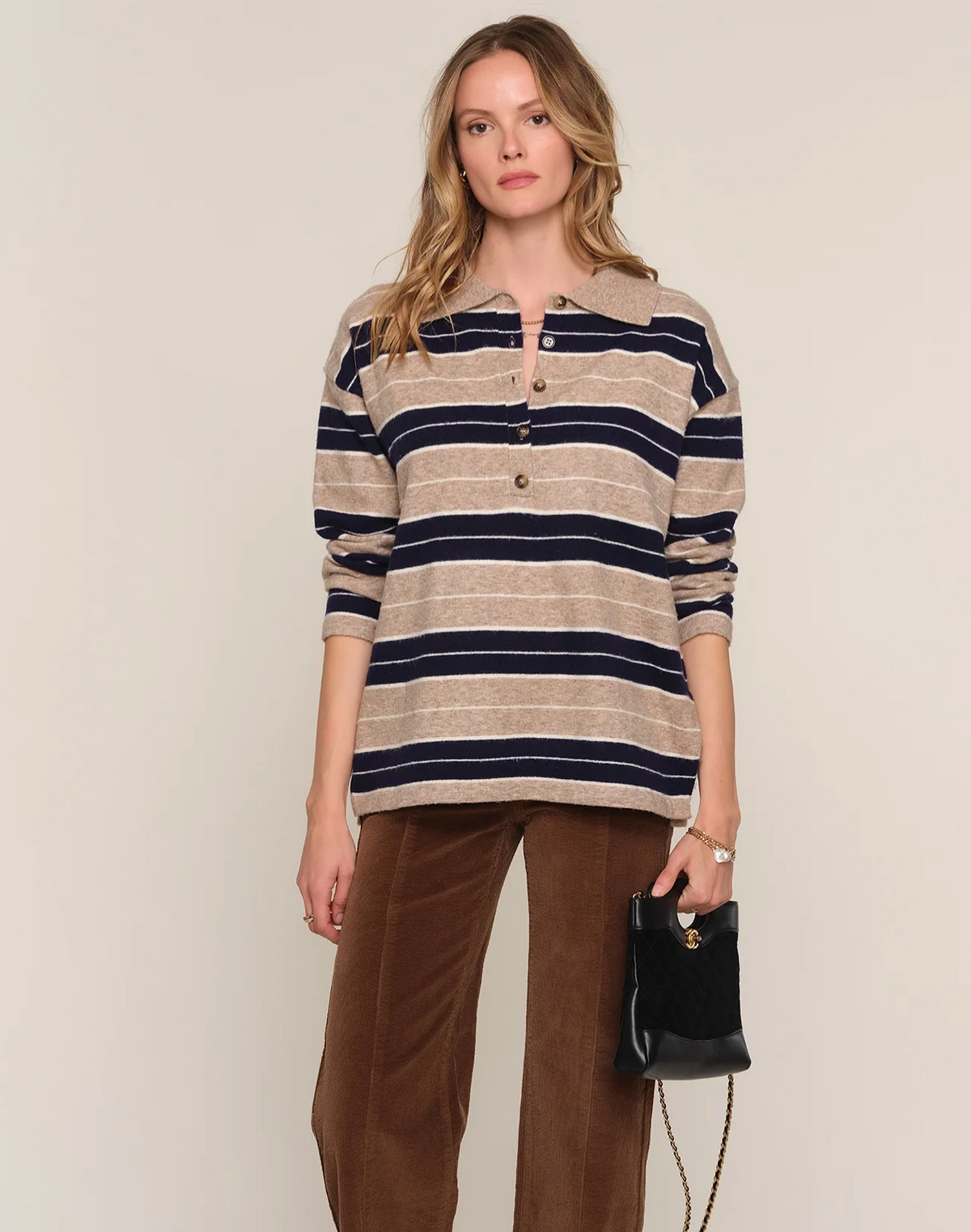 the SILAS sweater, wheat