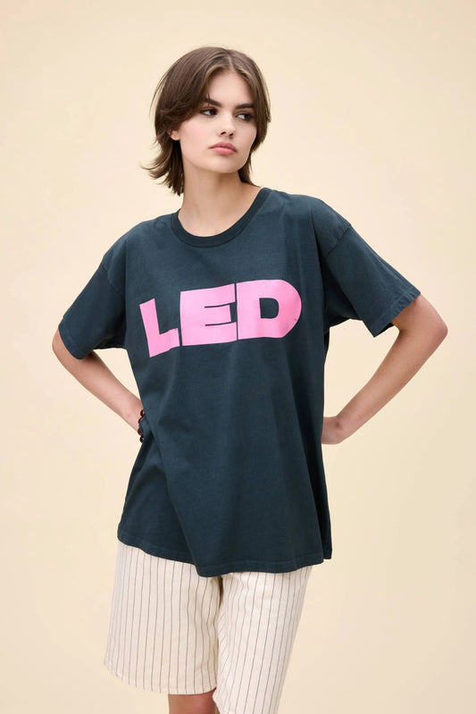 the LED zeppelin merch tee