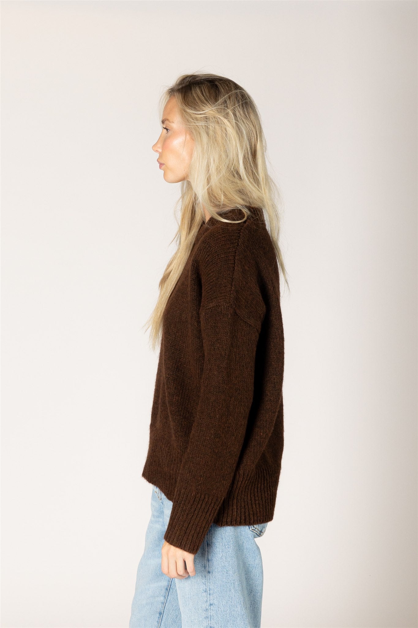 the TANYA knit. cocoa