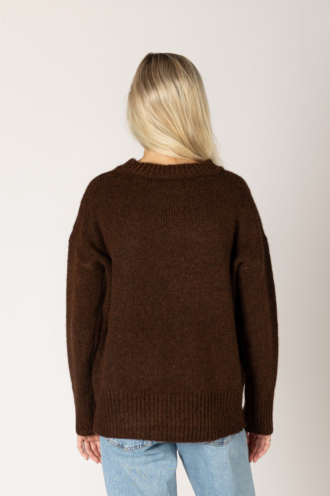 the TANYA knit. cocoa