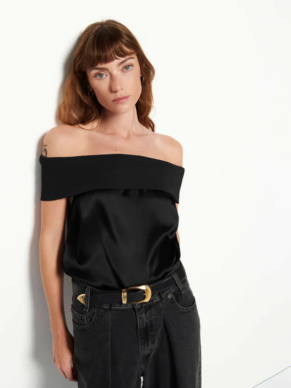 The VERA Off Shoulder Top, Black – SHOPBELLABOUTIQUE