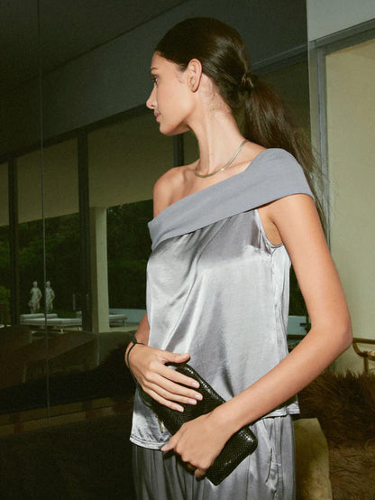 The VERA Off Shoulder Top, Smoke