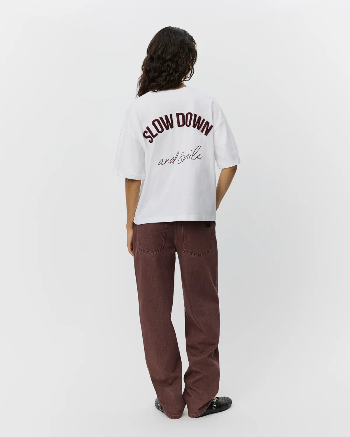 the VERA tee, brilliant white