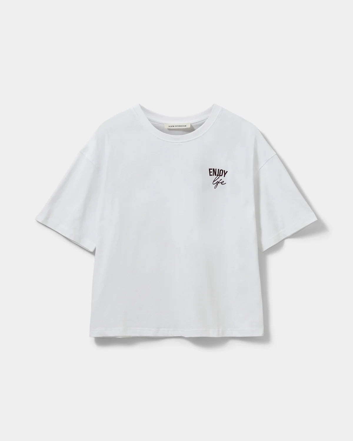 the VERA tee, brilliant white