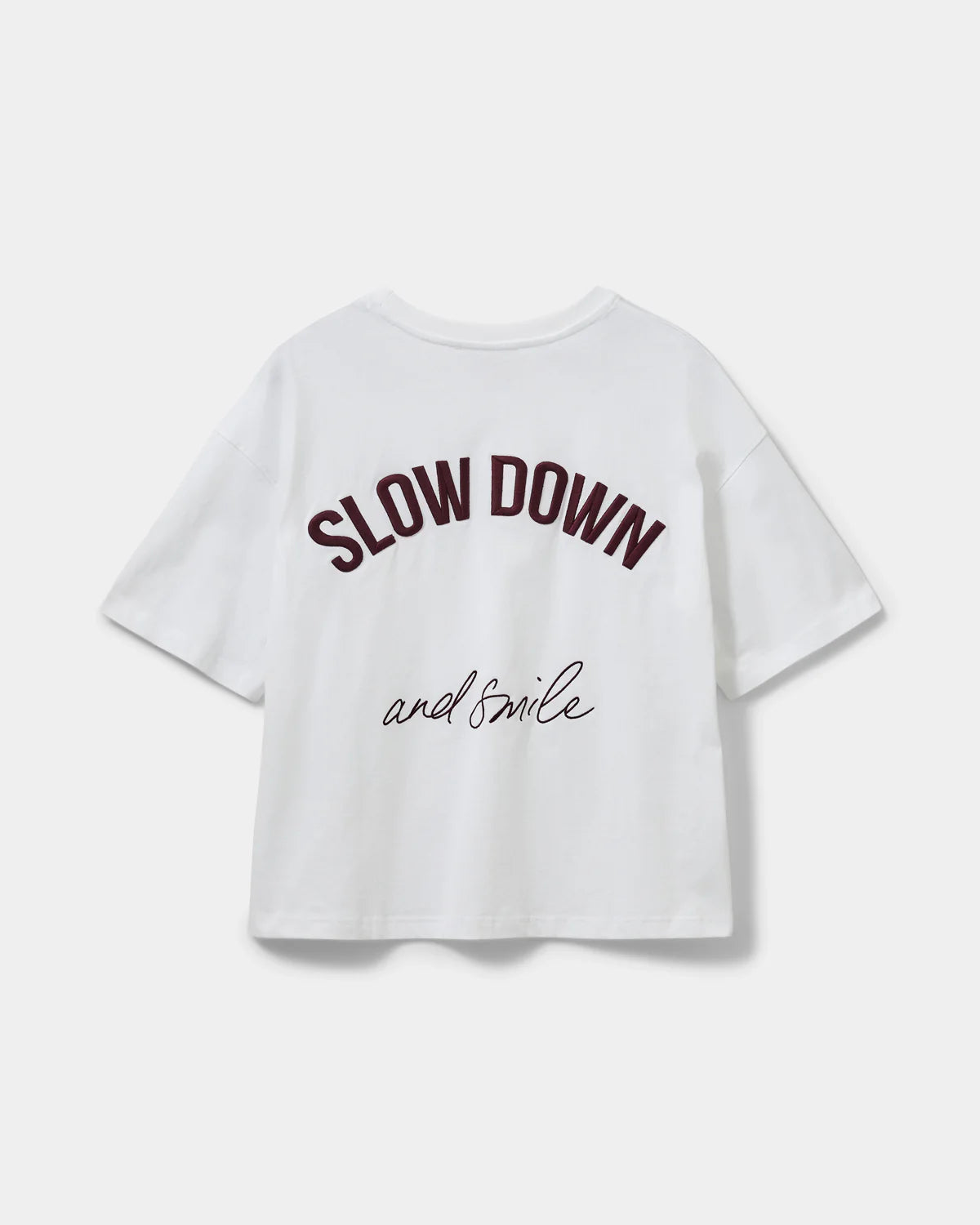 the VERA tee, brilliant white