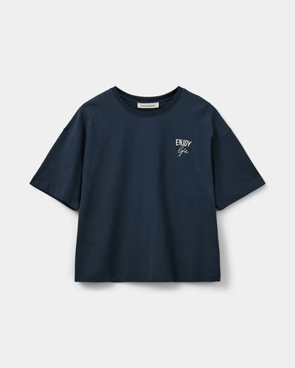 the VERA tee, navy