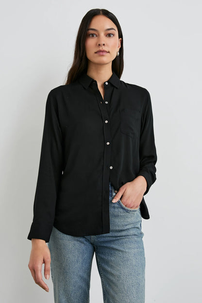 the WREN shirt, black