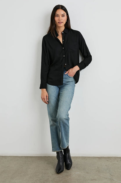 the WREN shirt, black