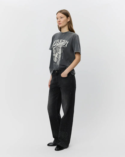 the ZENA tee, wash black