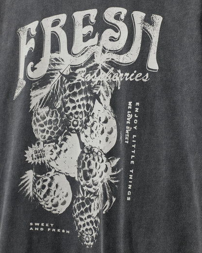 the ZENA tee, wash black