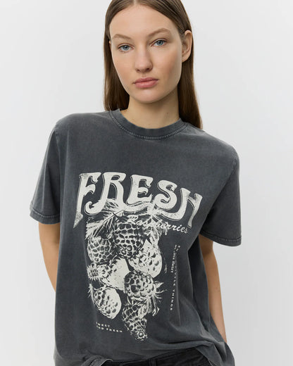 the ZENA tee, wash black