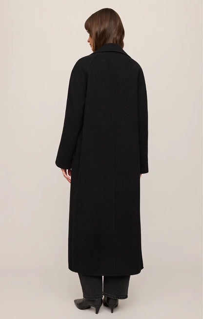 the CROSBY cocoon coat, black