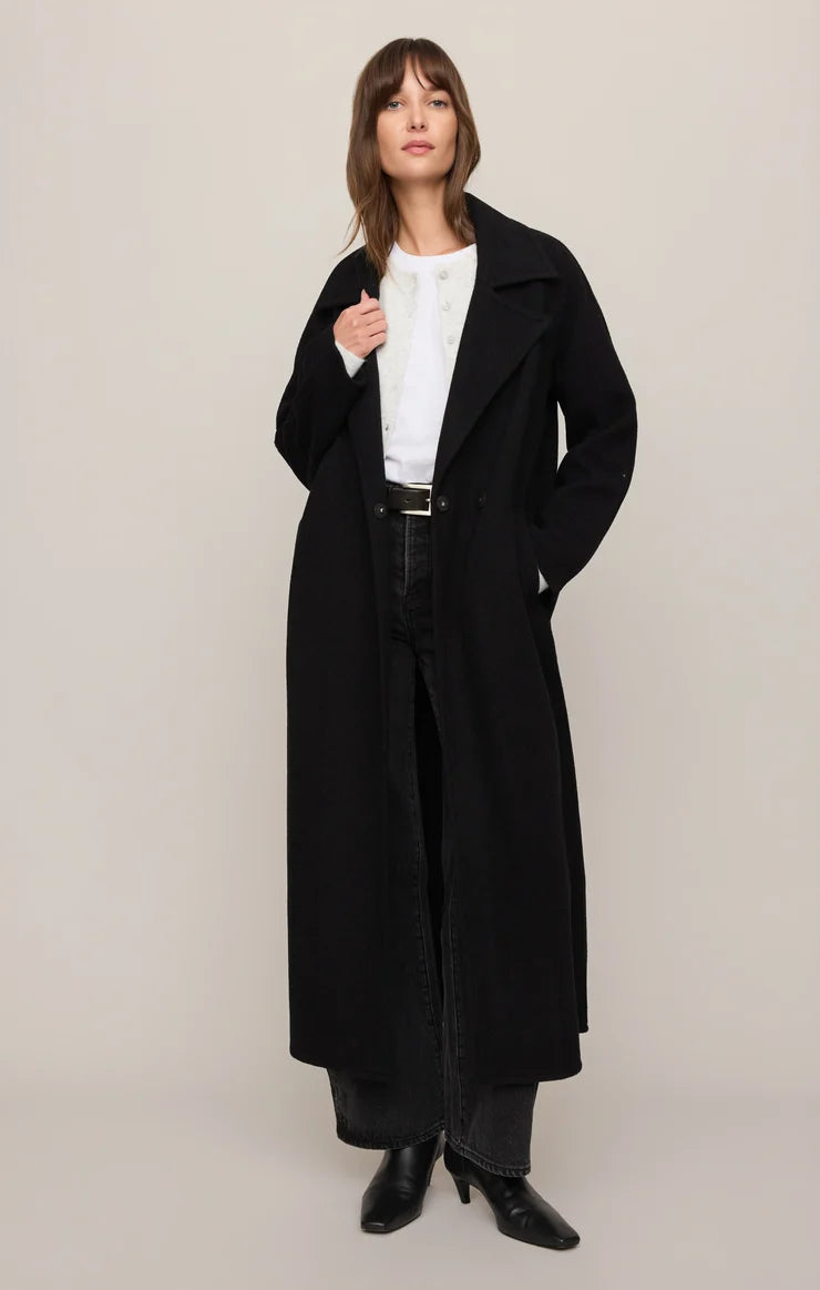 the CROSBY cocoon coat, black
