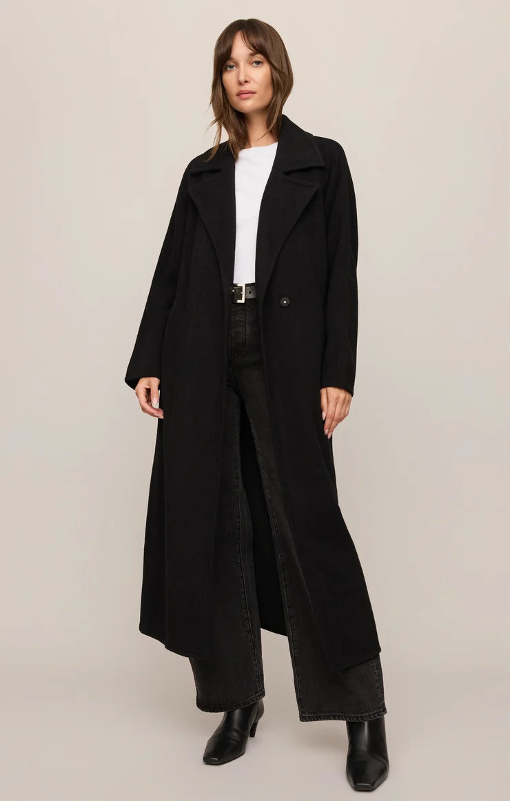 the CROSBY cocoon coat, black