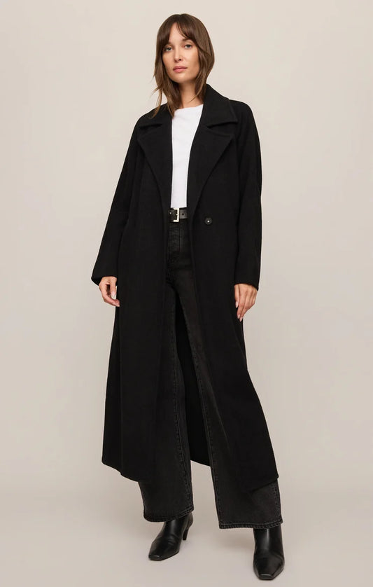 the CROSBY cocoon coat, black