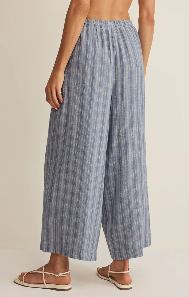 the PERFECT stripe linen pant
