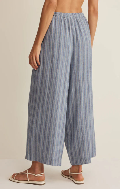 the PERFECT stripe linen pant