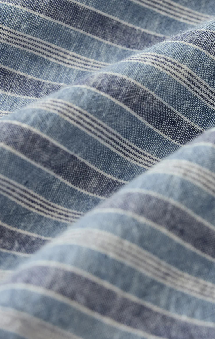 the PERFECT stripe linen pant
