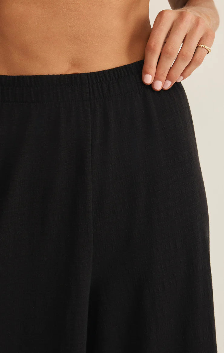 the SCOUT linen pant, black