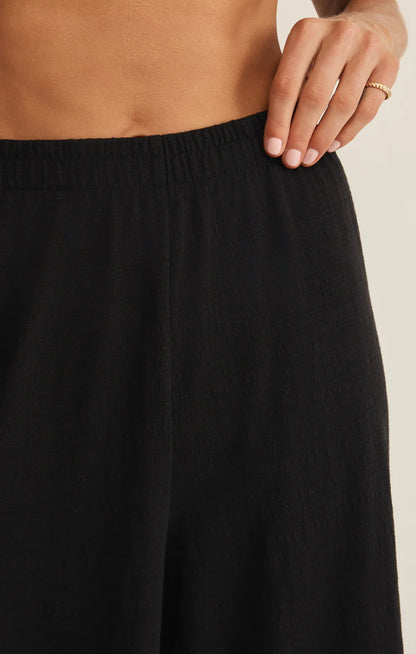the SCOUT linen pant, black