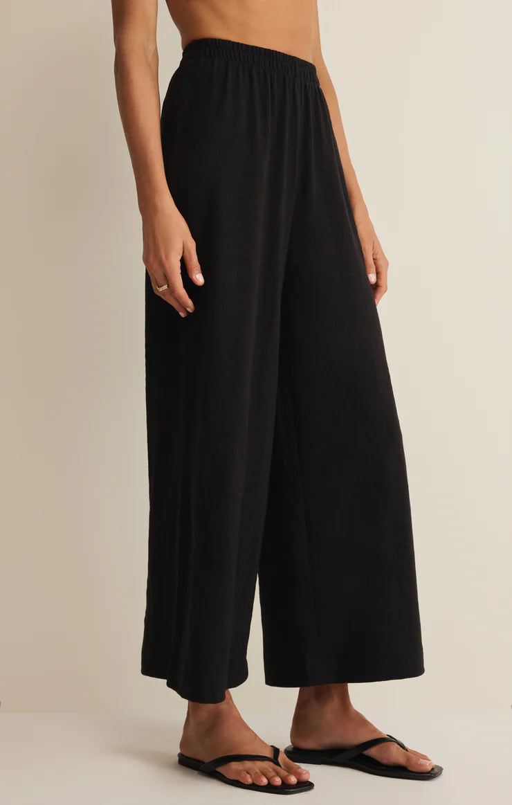the SCOUT linen pant, black
