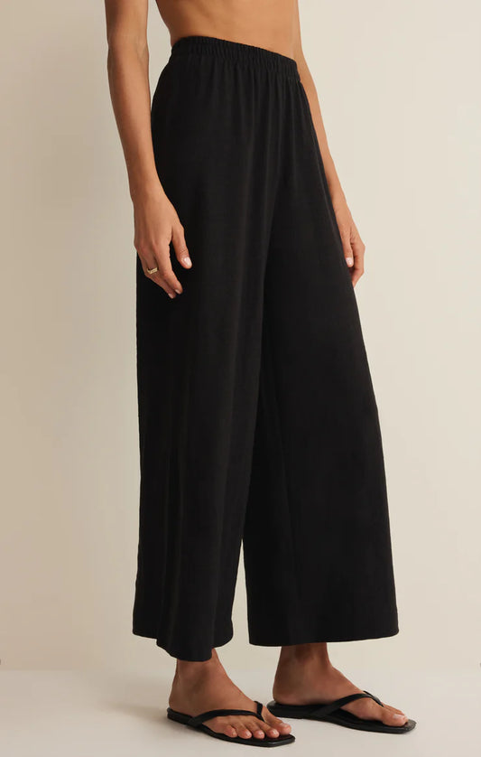 the SCOUT linen pant, black
