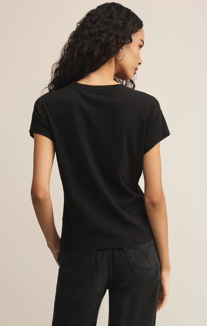 the MODERN slub tee, black