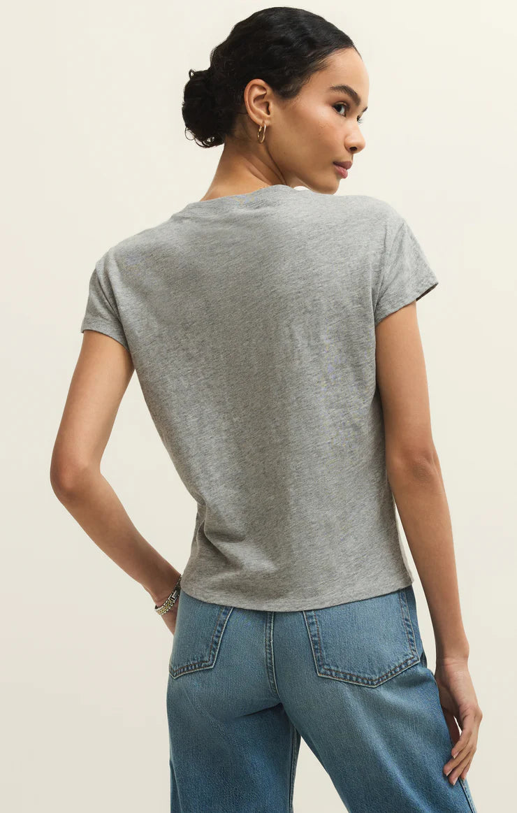 the MODERN slub tee, classic grey