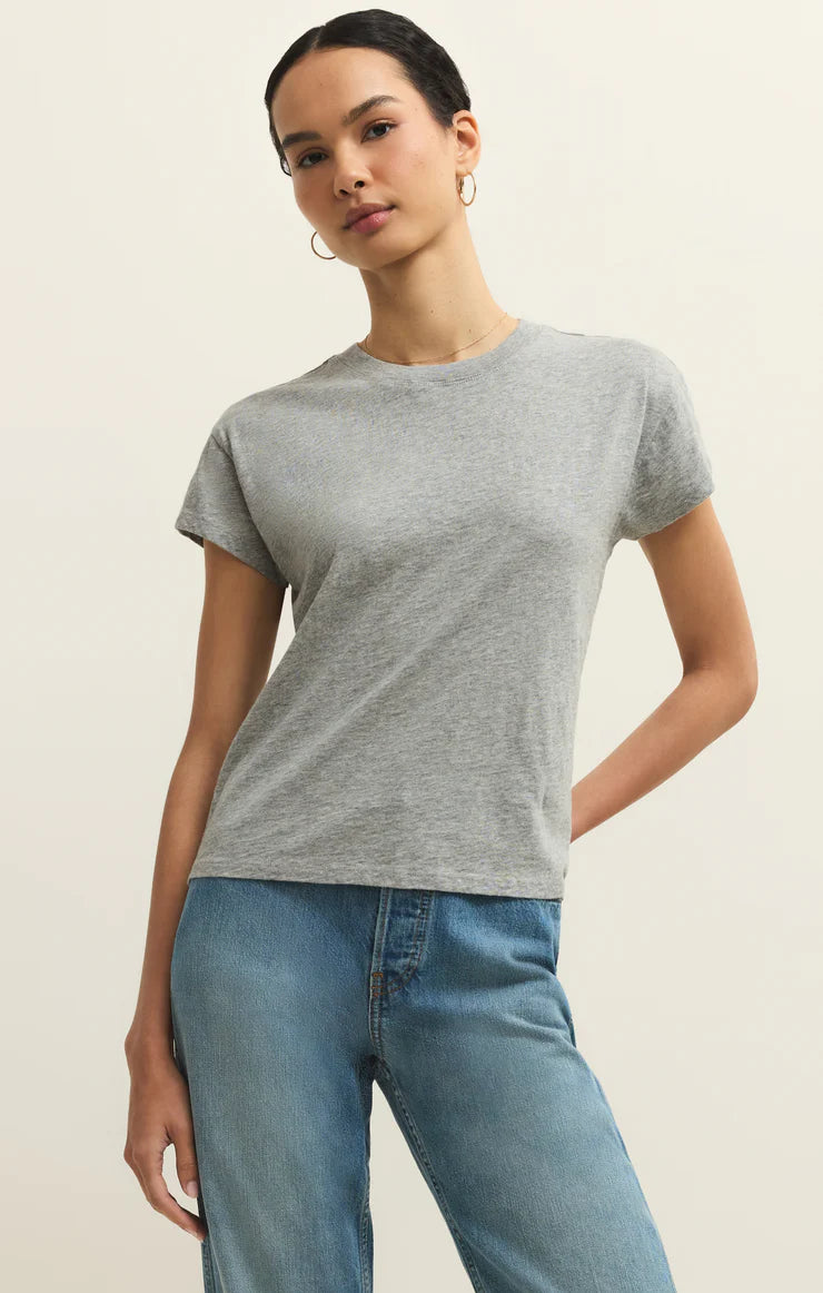 the MODERN slub tee, classic grey