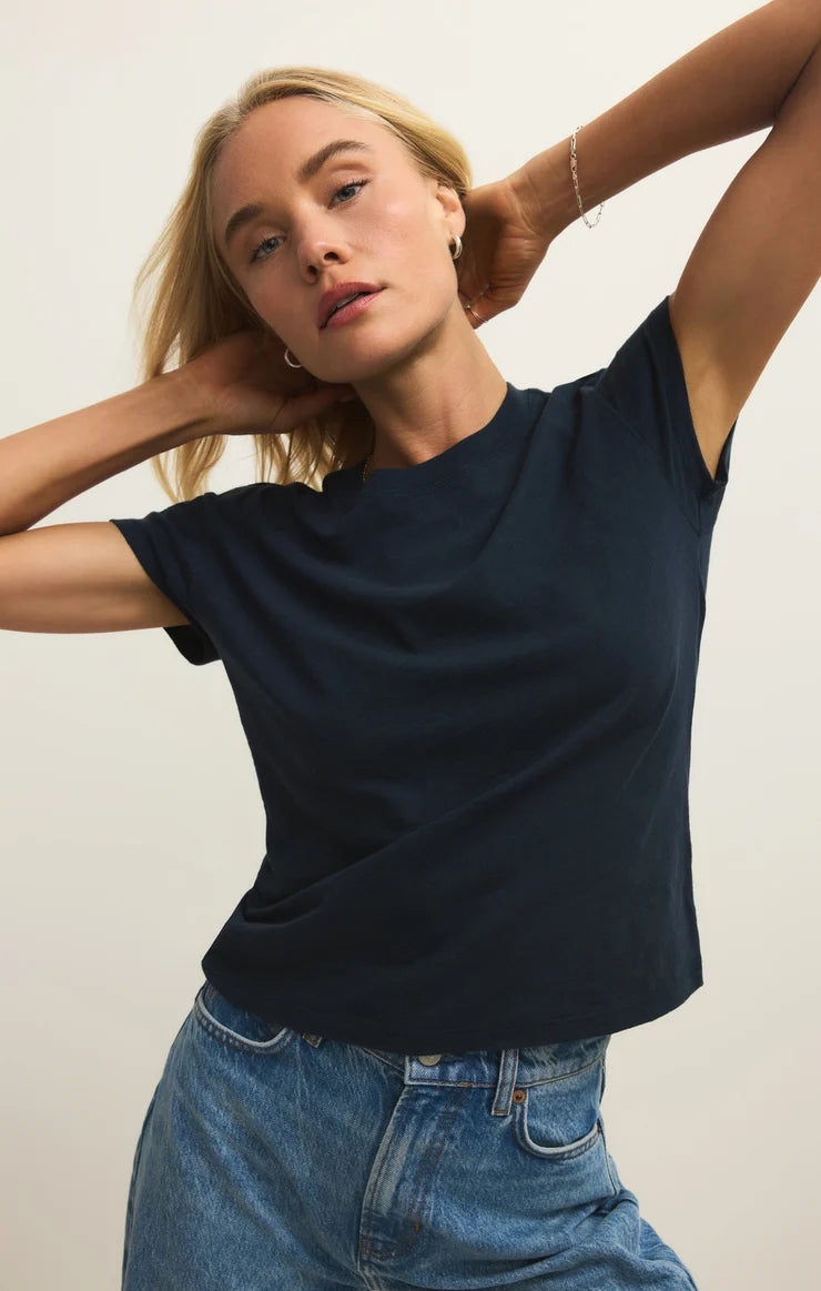 the MODERN slub tee, eclipse