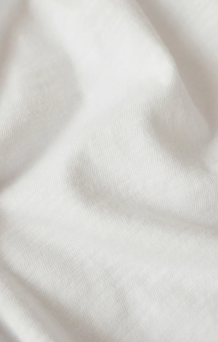 the MODERN slub tee, white