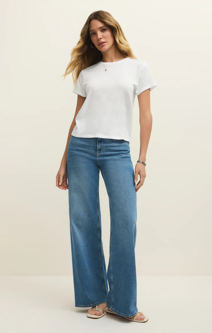 the TOURIST tee, white