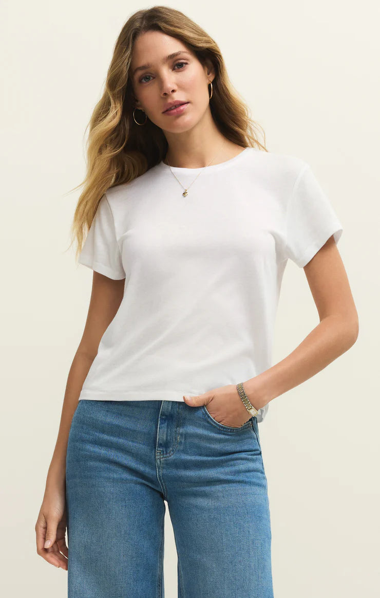 the TOURIST tee, white
