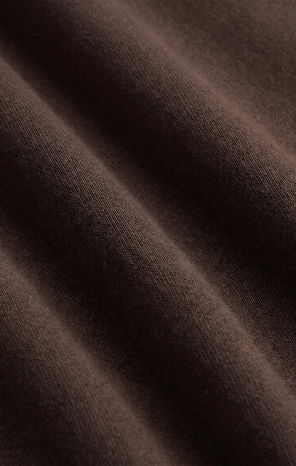 the FIRST QUARTER hoodie, cocoa bean